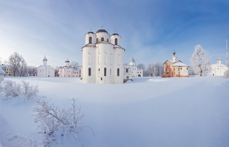 Церкви Ярославова Дворища Великий Новгород